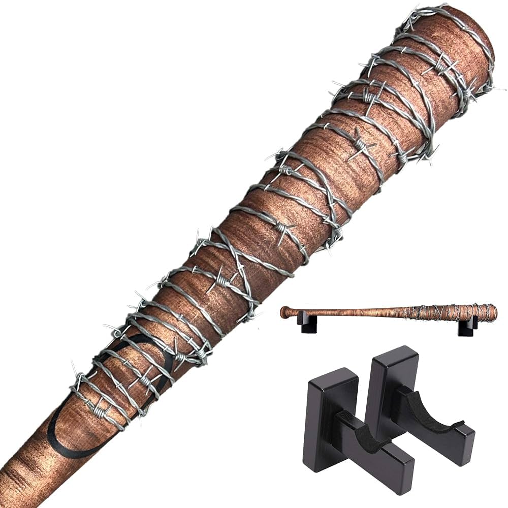ルシール　LUCILLE ウォーキングデッド ニーガン バット 公式 Amazon.com : Lucille Bat + Wall Mount | Walking Dead Lucille